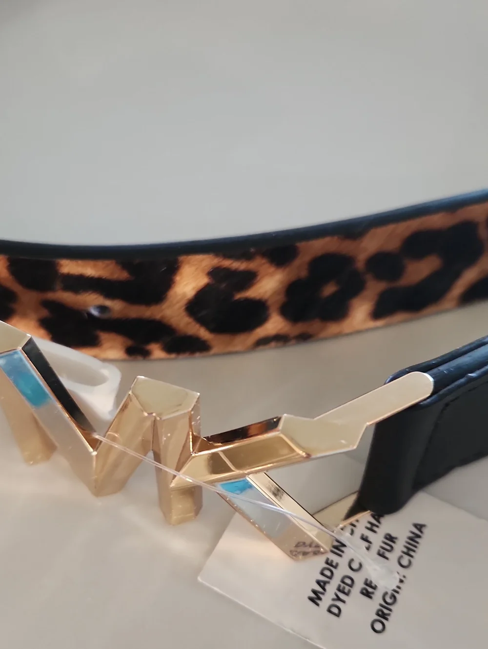 NEW Michael Kors Karli Calf Hair Belt